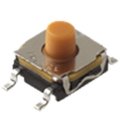 C&K Components Tactile Switches Spst Rnd Bttn J-Bend 0.05A 32Vdc 1W KSC421J70SHLFS